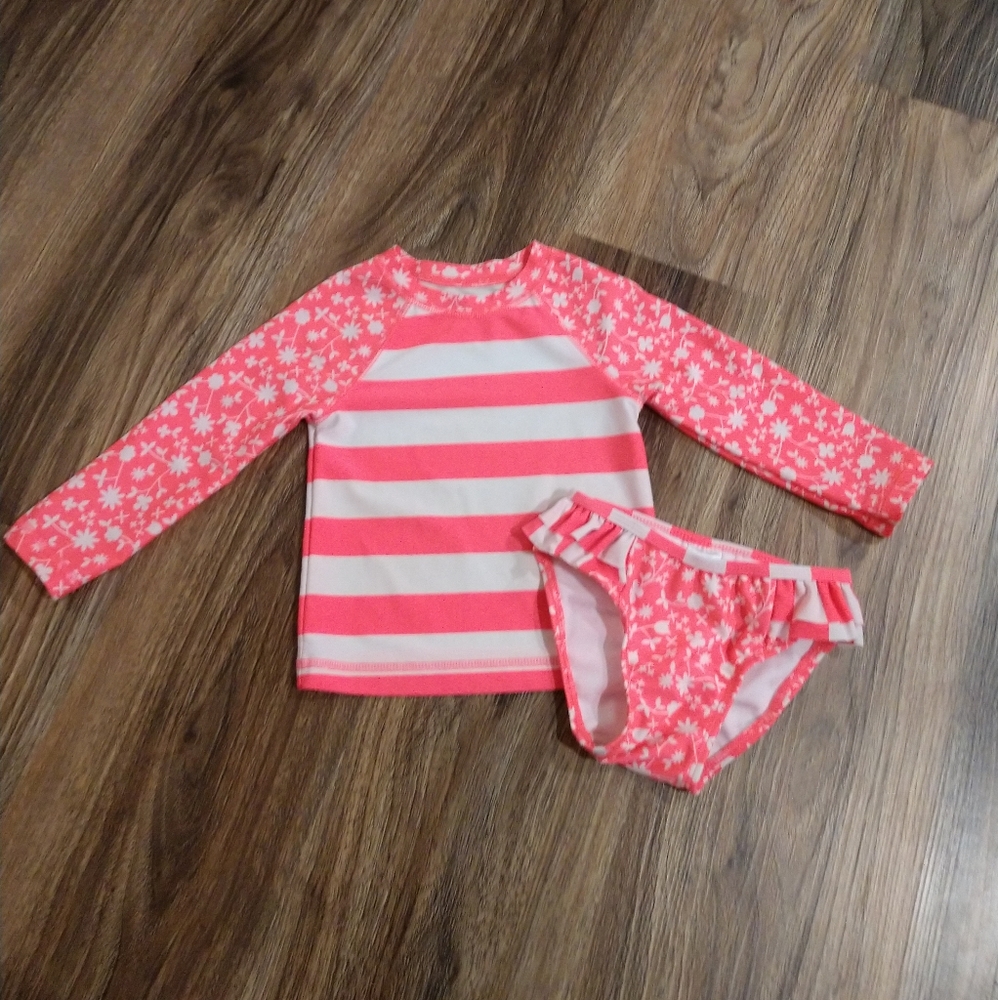18 month old girl swim suit set